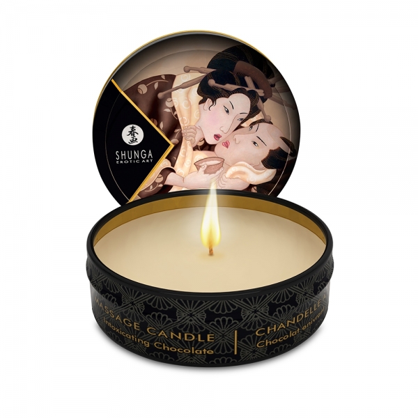 MINI BOUGIE DE MASSAGE LUEUR ET CARESSE - EXCITATION / CHOCOLAT ENIVRANT