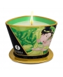BOUGIE DE MASSAGE LUEUR ET CARESSES - ZENITUDE / THE VERT EXOTIQUE