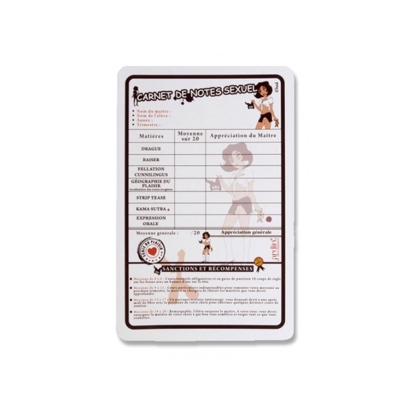 LOT DE 4 CARNETS DE NOTE SEXUEL